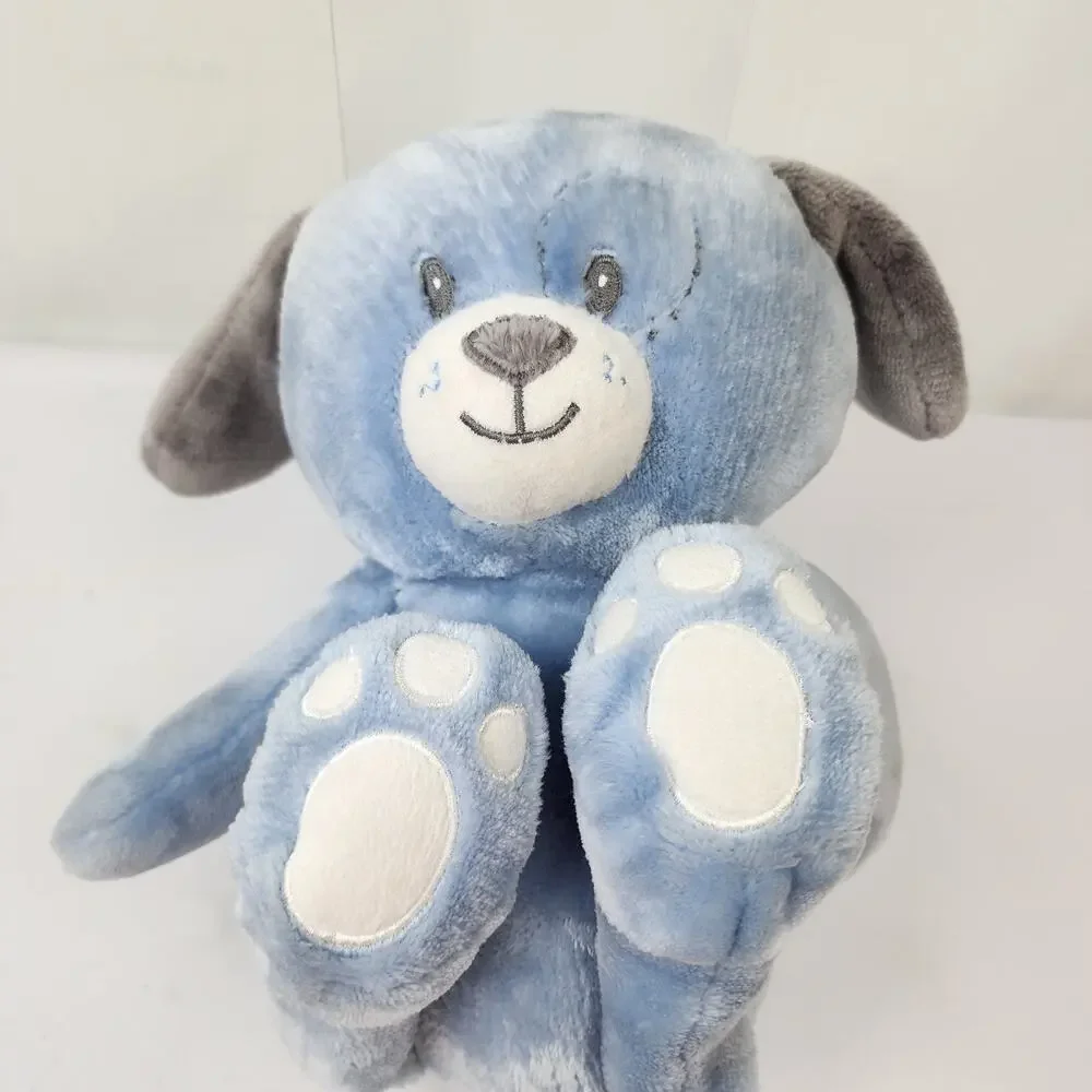 Costco Little Miracles Plush Puppy Dog Lovey Blue Gray 13